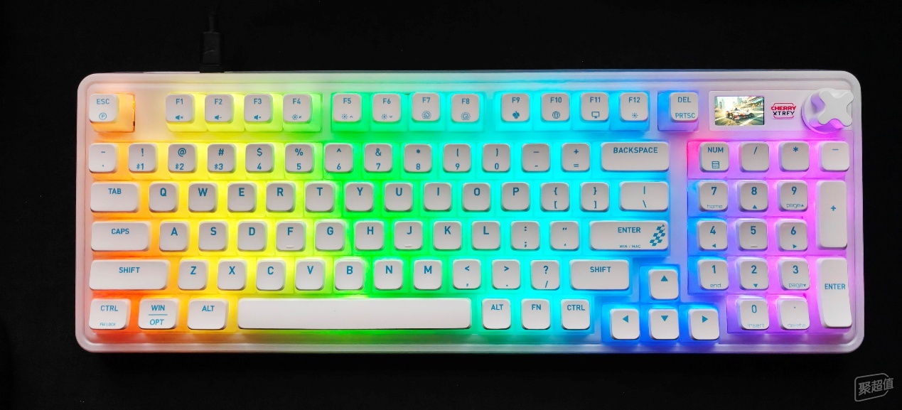 RFY PIXIU98赛车主题客制化机械键盘新葡京”激情“再燃全能型CHERRY XT(图23)